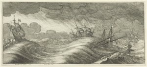 Galère - Wenceslaus Hollar