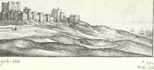Vue du château de Douvres (série: Vues autour de la côte anglaise)