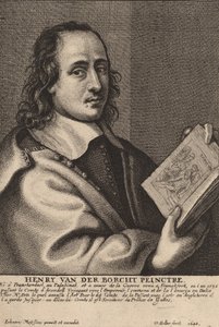 Henry van der Borcht, peintre, 1648 - Wenceslaus Hollar