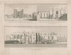 Maison des Hospitaliers de Saint-Jean de Jérusalem, Clerkenwell - Wenceslaus Hollar