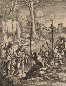 Jésus confrontant ses détracteurs - Wenceslaus Hollar