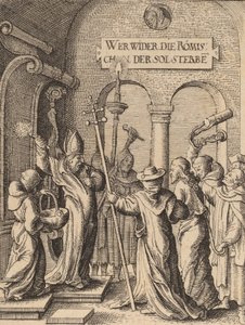 Jésus devant Caïphe - Wenceslaus Hollar
