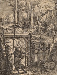 Jésus sur le mont des Oliviers