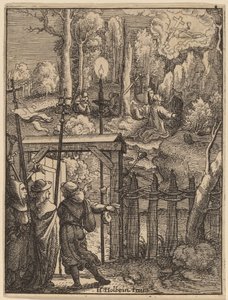 Jésus sur le mont des Oliviers