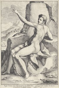 Jean-Baptiste dans le désert - Wenceslaus Hollar