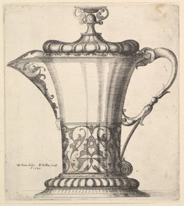 Cruche avec bec large, 1645 - Wenceslaus Hollar