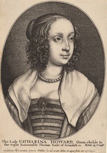 Lady Catherine Howard - Wenceslaus Hollar