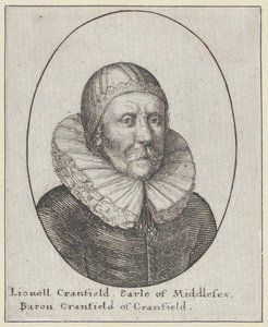 Lionell Cranfield, comte de Middlesex, baron Cranfield de Cranfield - Wenceslaus Hollar