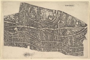 Londres avant le Grand Incendie - Wenceslaus Hollar