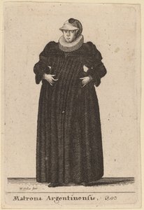 Matrona Argentinensis - Wenceslaus Hollar