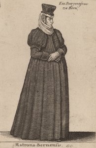 Matrona Bernensis - Wenceslaus Hollar