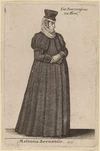 Matrona Bernensis - Wenceslaus Hollar