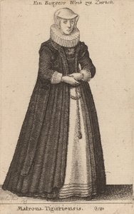Matrona Tiguriensis - Wenceslaus Hollar