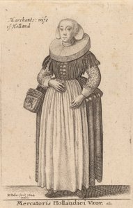 Mercatoris Hollandici Vxor - Wenceslaus Hollar