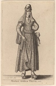 Mulier Aulica Turca - Wenceslaus Hollar