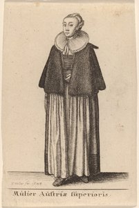 Mulier Austriae Superioris - Wenceslaus Hollar