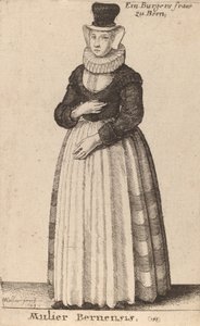 Mulier Bernensis, 1649 - Wenceslaus Hollar