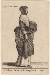 Mulier Generosa Anglica - Wenceslaus Hollar