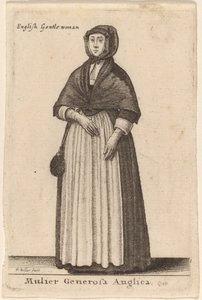 Mulier Generosa Anglica - Wenceslaus Hollar