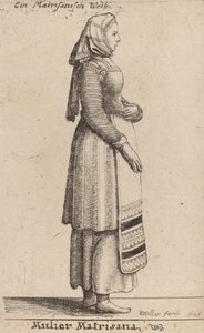 Mulier Matrisana, 1649 - Wenceslaus Hollar
