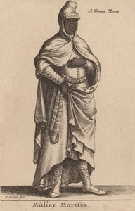 Mulier Moresca - Wenceslaus Hollar