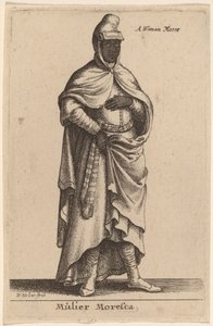 Mulier Moresca - Wenceslaus Hollar