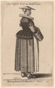 Navigatoris Hollandici Vxor - Wenceslaus Hollar