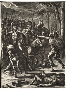 Nisus tuant Volscens. État 2 - Wenceslaus Hollar