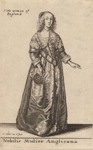 Nobilis Mulier Anglicana - Wenceslaus Hollar
