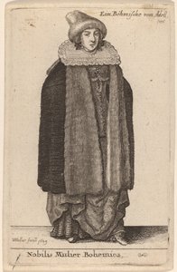 Nobilis Mulier Bohemica - Wenceslaus Hollar