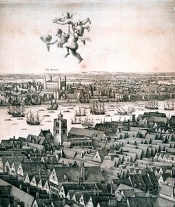 Vue panoramique de Londres - Wenceslaus Hollar