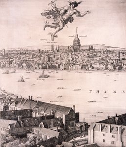 Vue panoramique de Londres, vers 1670 - Wenceslaus Hollar