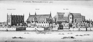 Partie de la ville de Westminster, 1647 - Wenceslaus Hollar