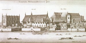 Partie de la ville de Westminster, 1647 - Wenceslaus Hollar