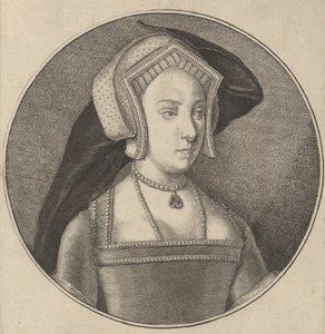 Princeps Maria Henrici VIII Regis Angliæ Filia, 1647 - Wenceslaus Hollar