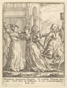 Reine, de la Danse Macabre, 1651 - Wenceslaus Hollar