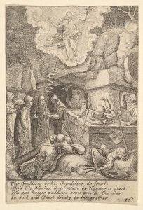 Résurrection, 1625-77 - Wenceslaus Hollar