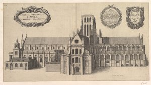 Saint-Paul, côté sud Ecclesiae Cathedralis St. Pauli, A Meridi Prospectus, 1658