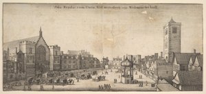 Sala Regalis cum Curia West-monasterÿ, vulgo Westminster haal - Wenceslaus Hollar