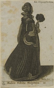 Noble Espagnole - Wenceslaus Hollar