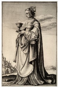 Sainte Barbe - Wenceslaus Hollar