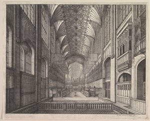 Chœur de la chapelle St. George, Windsor, 1663