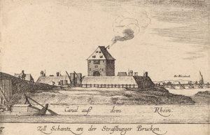 Strasbourg : La maison du péage, 1635 - Wenceslaus Hollar