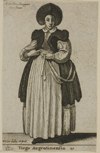 Femme de Strasbourg - Wenceslaus Hollar