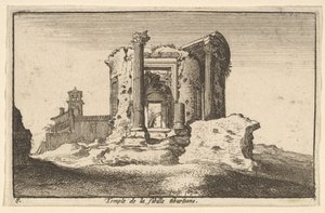 Temple de la Sibylle Tiburtine, 1650 - Wenceslaus Hollar