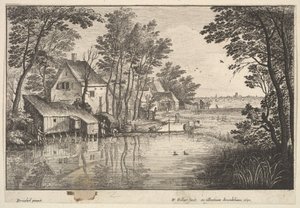 Le Pêcheur - Wenceslaus Hollar