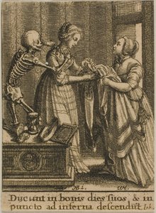La mariée et la mort - Wenceslaus Hollar
