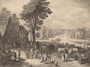 Le Canal, 1650 - Wenceslaus Hollar