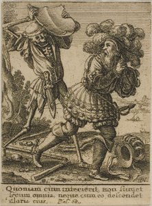 Le Comte et la Mort - Wenceslaus Hollar