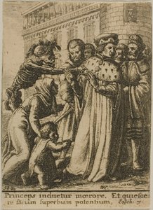 Le Duc et la Mort - Wenceslaus Hollar